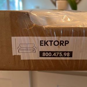 NEW IN PACKAGE IKEA EKTORP LOVESEAT COVER WHITE